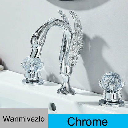 Wanmivezlo Gold Swan Basin Faucet - Loft&Timber