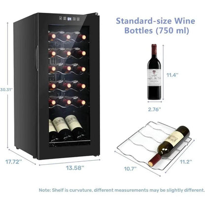 18 Bottle Wine Fridge - Loft&Timber