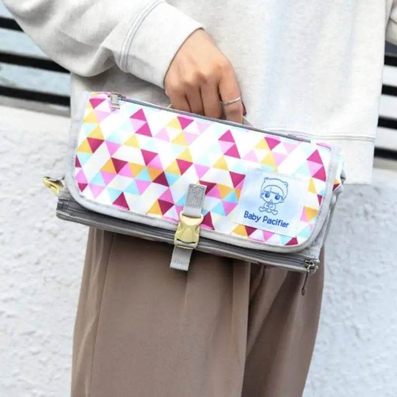 Easy to Clean Diaper Changing Bag Compact Changing Pad Bag for Active Parents - Loft&Timber