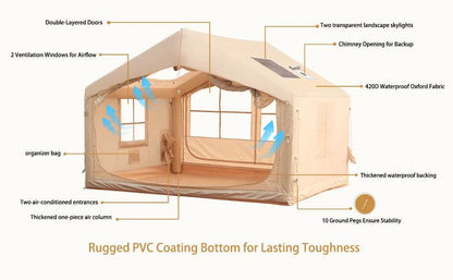 Inflatable Camping Tent - Loft&Timber