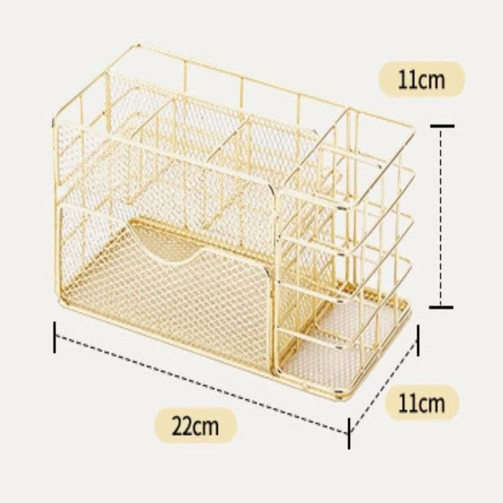 Nordic desktop multi-layer metal drawer storage box - Loft&Timber