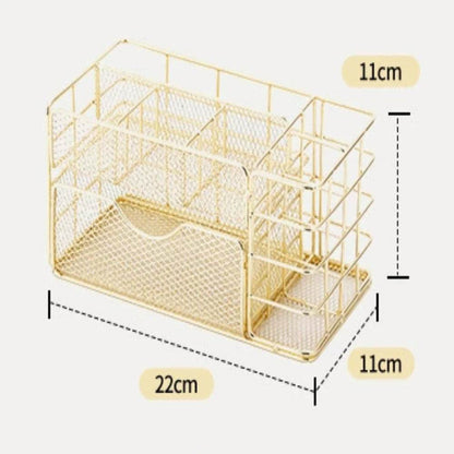 Nordic desktop multi-layer metal drawer storage box - Loft&Timber