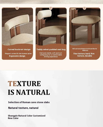 Center Dining Table Wood Table &/Or 6 Elegant Oval - Loft&Timber