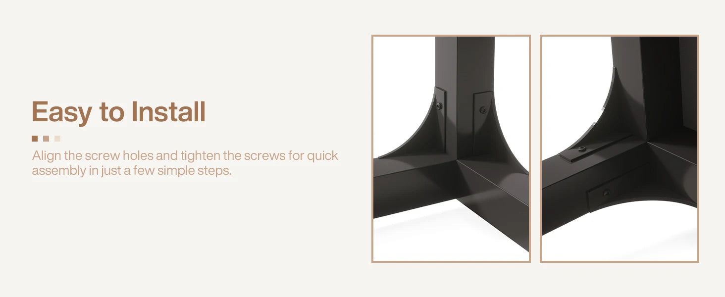 78.7" Long Dining Table for 6-8 Person - Loft&Timber