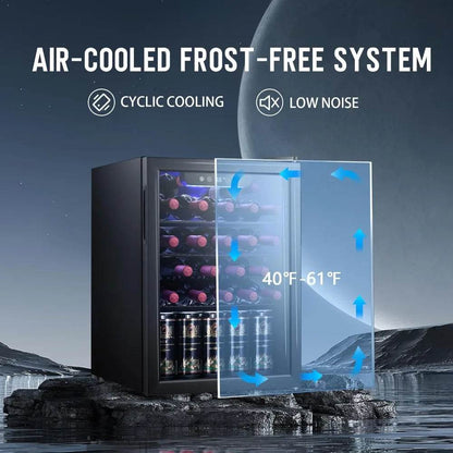 2.6 cu.ft Wine Cooler/Cellar Mini Beverage Refrigerator