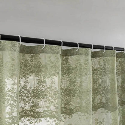 Elegant Sage Green Shower Curtain - Loft&Timber