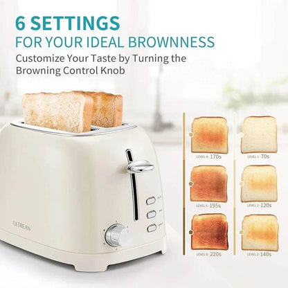 2 Slice Toaster Extra Wide Slot Stainless Steel