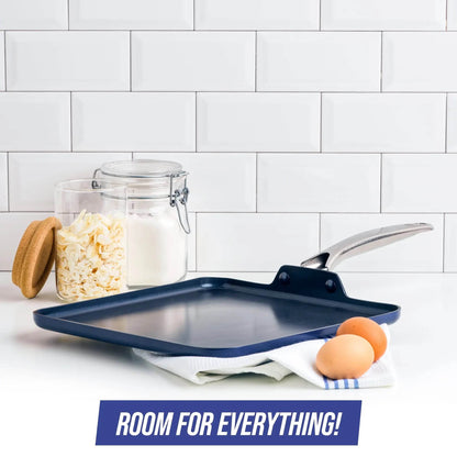 Blue Diamond Toxin Free Metal 11'' Griddle - Loft&Timber