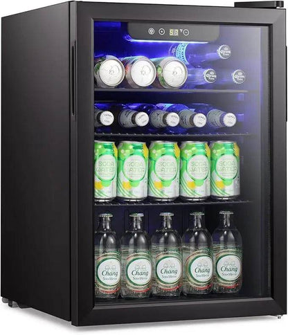 Mini Fridge-95 Can Beverage Refrigerator Wine Cooler - Loft&Timber