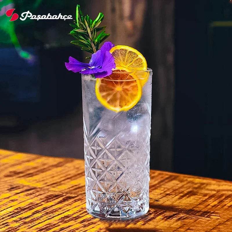 1/2/4pcs 11oz Highball Glasses Barware Collins Tumbler for Water Juice Beer and Cocktail Glass Drinking Set - Loft&Timber