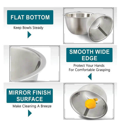 Mainstays SS 3QT Multi-Use Mixing Bowl - Loft&Timber