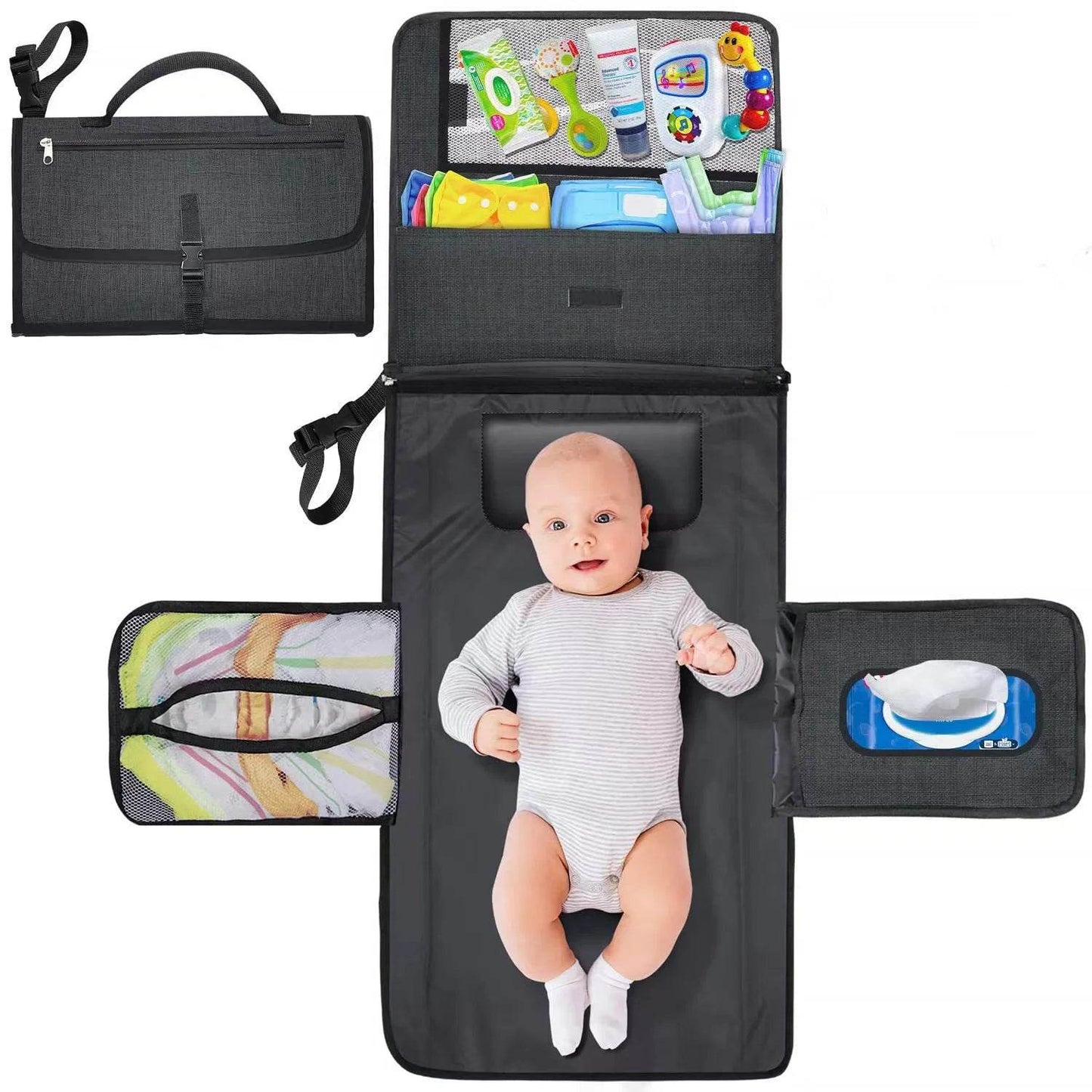 Foldable Baby Diaper Changing Pad Waterproof - Loft&Timber