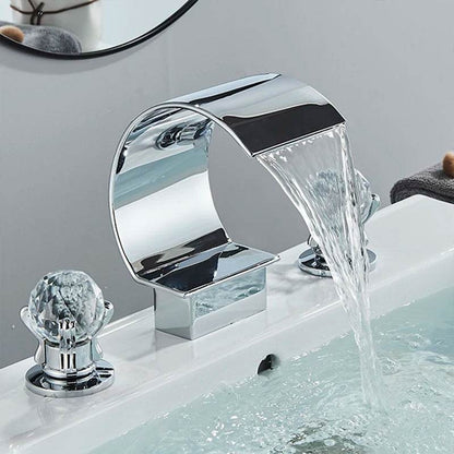 Senlesen Luxury Golden Waterfall Basin Faucet - Loft&Timber