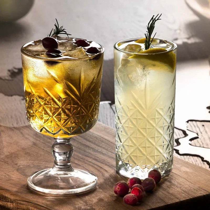 1/2/4pcs 11oz Highball Glasses Barware Collins Tumbler for Water Juice Beer and Cocktail Glass Drinking Set - Loft&Timber