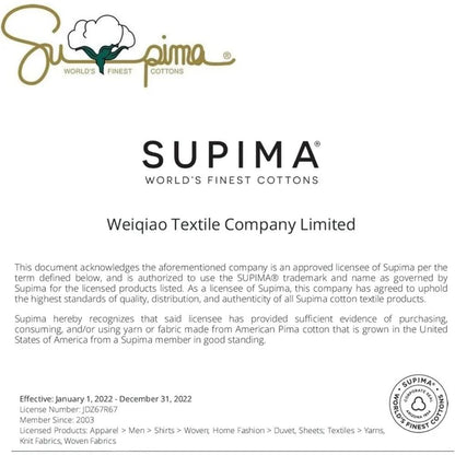 100% Supima Cotton Sheets 600 Thread Count,Bed Sheet Set King Size Sheets 4 Pieces - Loft&Timber