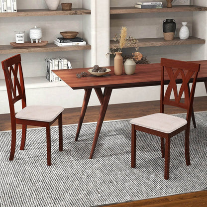 Armless Dining Chairs Set of 4 - Loft&Timber