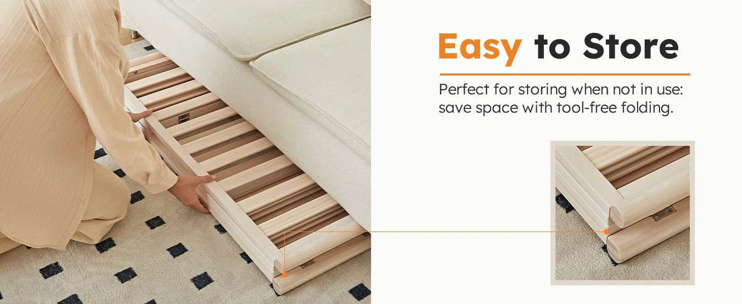 6-in-1 Mini Crib with Removable Wheels & Mattress - Loft&Timber