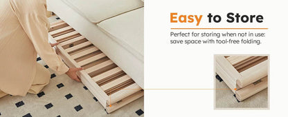 6-in-1 Mini Crib with Removable Wheels & Mattress - Loft&Timber