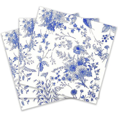 Colored Paper Party napkins 20 Count Shabby Chic