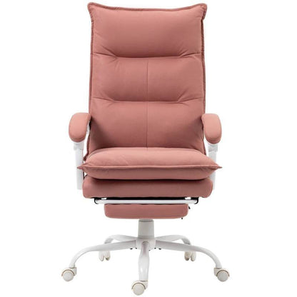 Double Padded Executive Massage Heated Office Chair Salmon - Loft&Timber