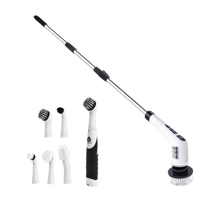 Pursonic Cordless Cleaning Power Bundle – Includes Rechargeable Power Scrubber Brush with 7 Heads + Cordless Scrubber Cleaning Brush with 5 Heads - Loft&Timber
