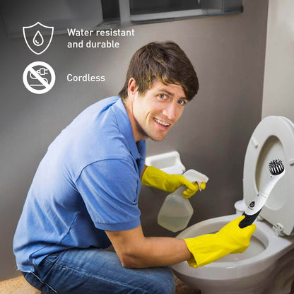 Pursonic Cordless Cleaning Power Bundle – Includes Rechargeable Power Scrubber Brush with 7 Heads + Cordless Scrubber Cleaning Brush with 5 Heads - Loft&Timber