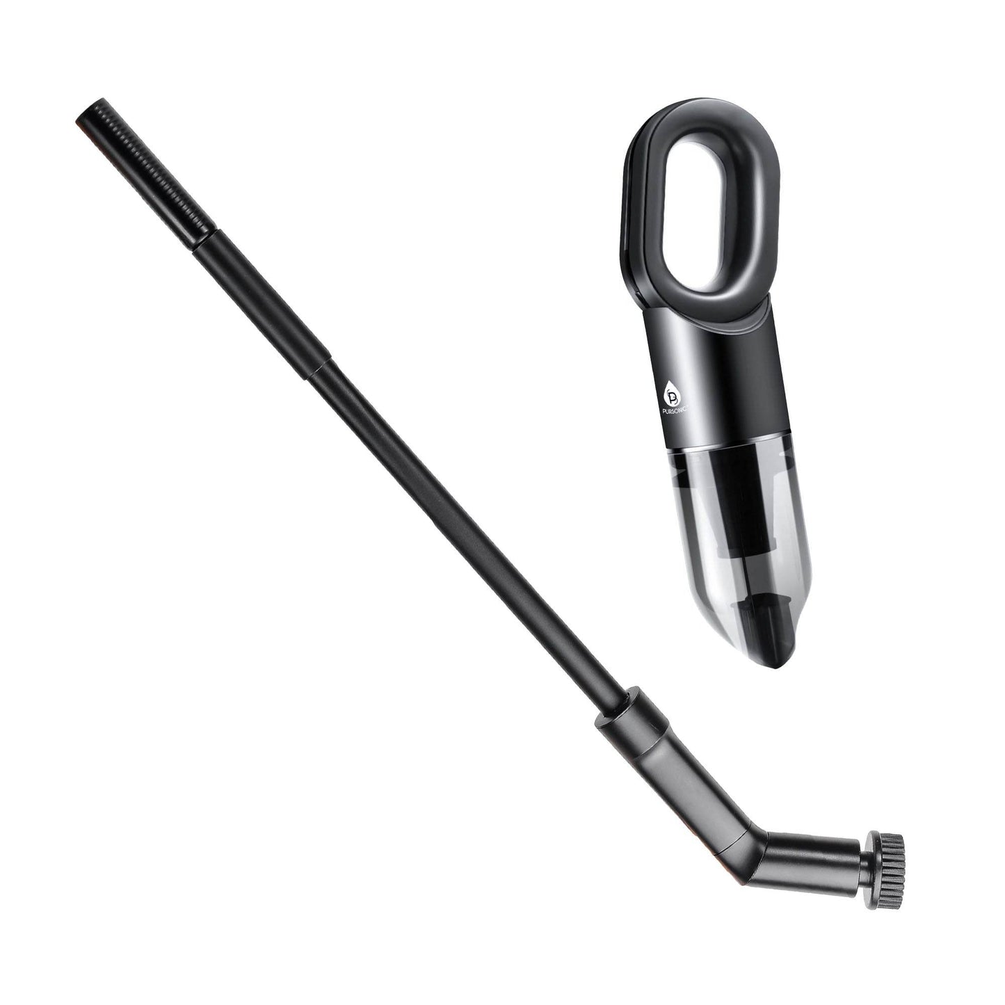 Pursonic CleanMax Duo Bundle: USB Rechargeable Cordless Handheld Vacuum Cleaner + Electric Scalable Scrubber Brush - Loft&Timber