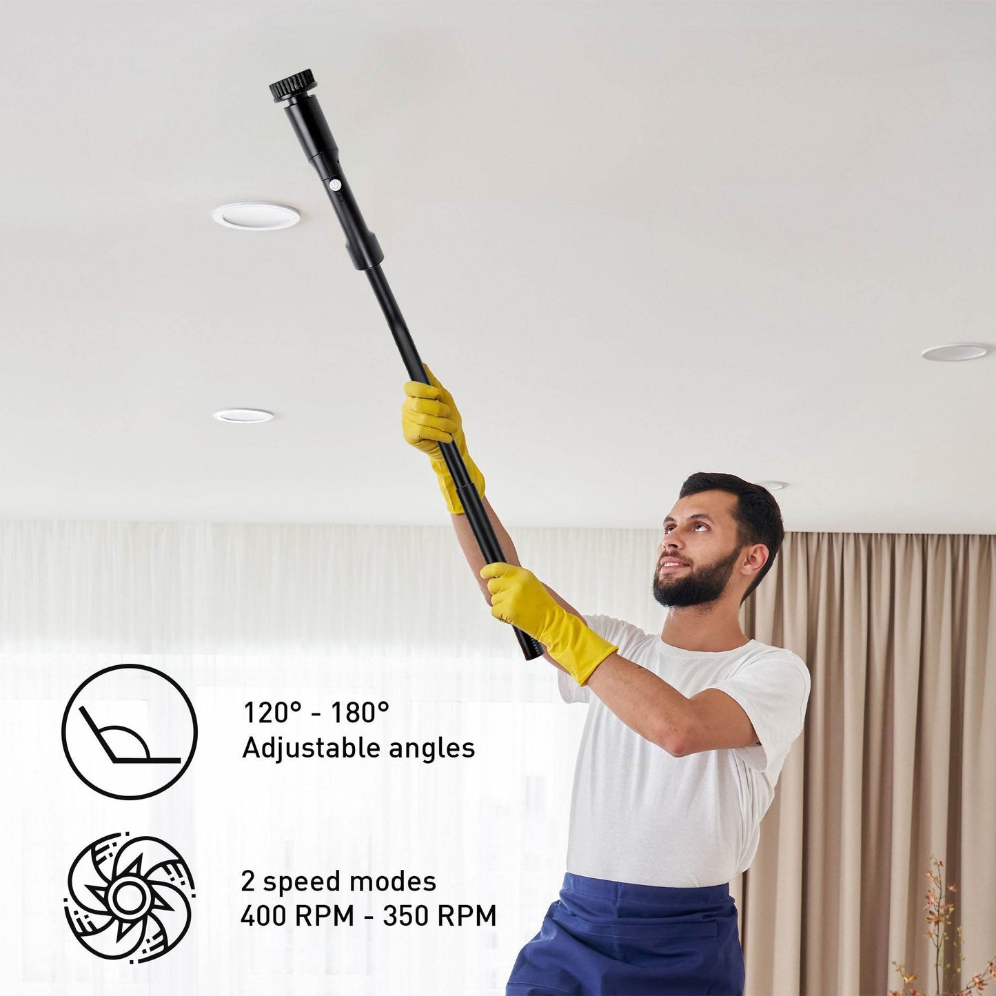 Pursonic CleanMax Duo Bundle: USB Rechargeable Cordless Handheld Vacuum Cleaner + Electric Scalable Scrubber Brush - Loft&Timber