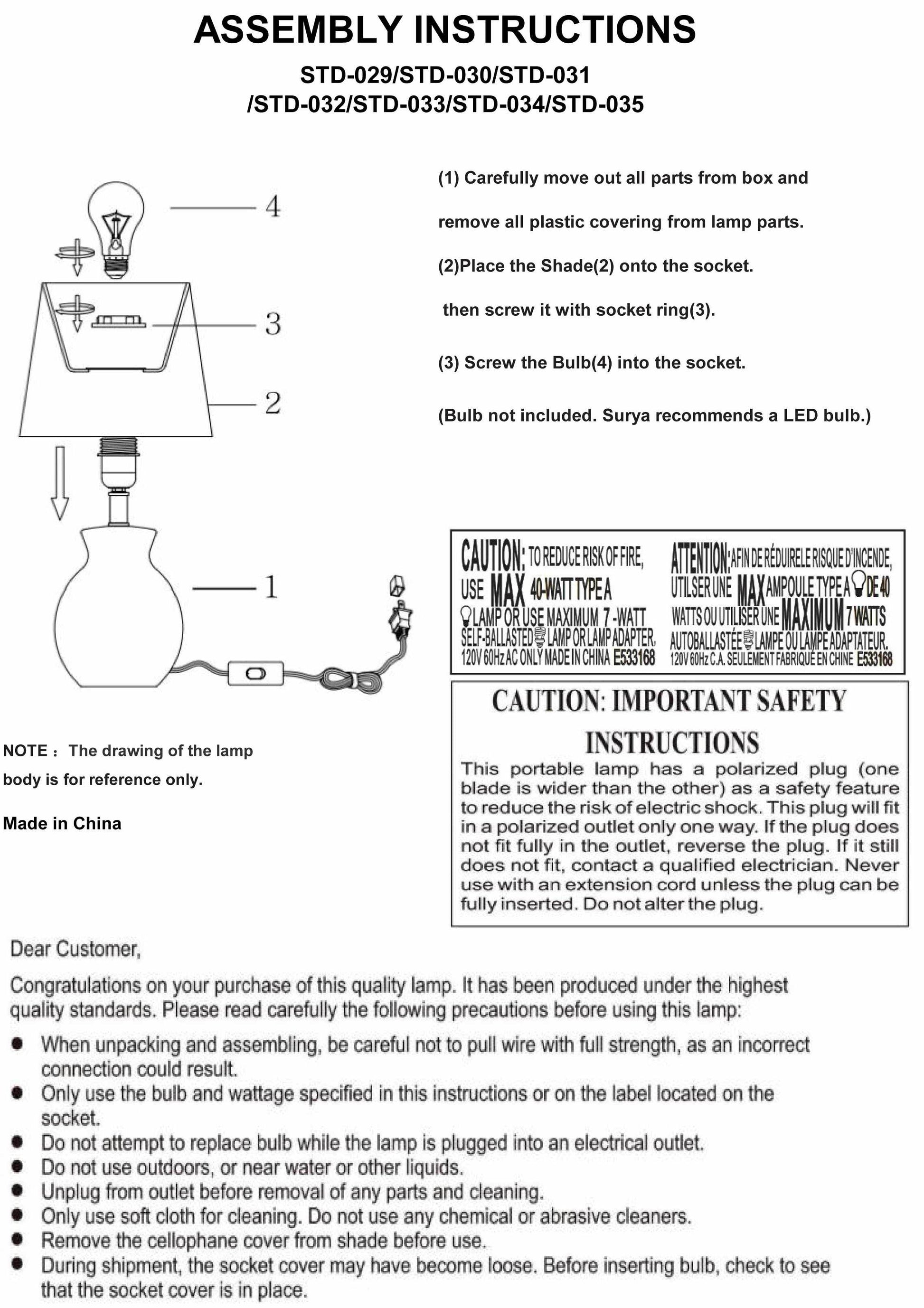 Salgareda Table Lamp - Loft&Timber