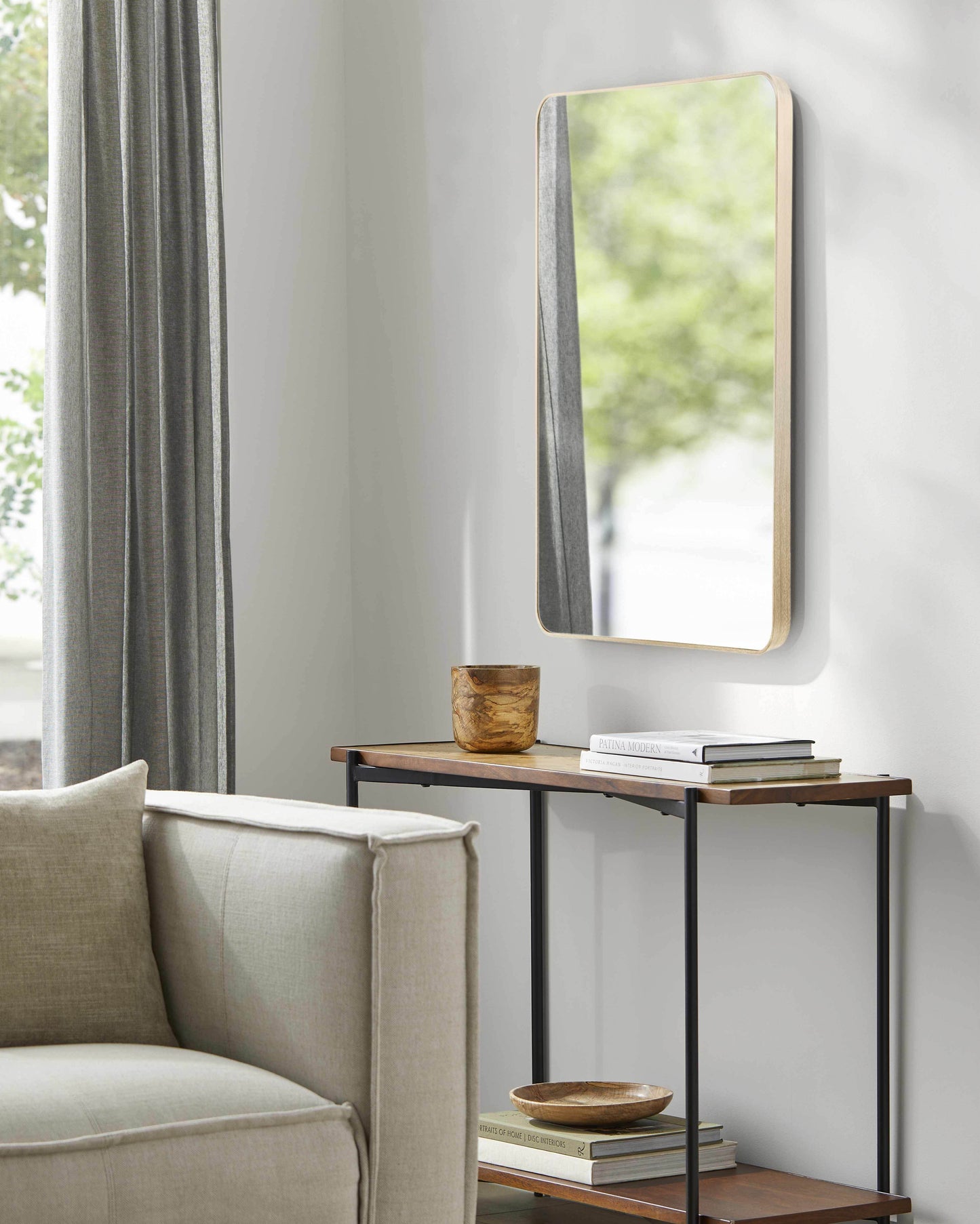 Sustinente Dark Red Mirror - Loft&Timber