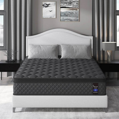 Twin Full Queen King Mattress in A Box, Hybrid Memory Foam - Loft&Timber