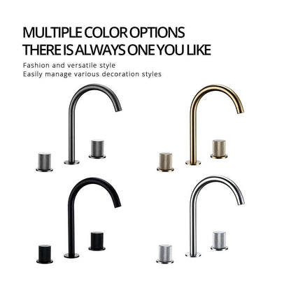 Brushed Gold Basin Faucet - Loft&Timber