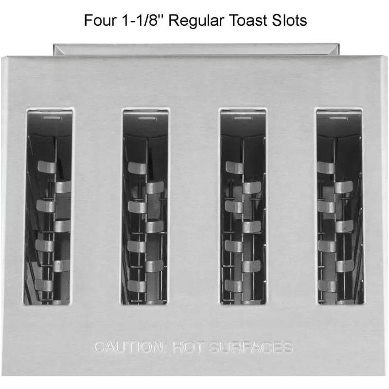 Waring Commercial 4-Slice Heavy Duty Commercial Pop-Up Toaster, 120V - Loft&Timber