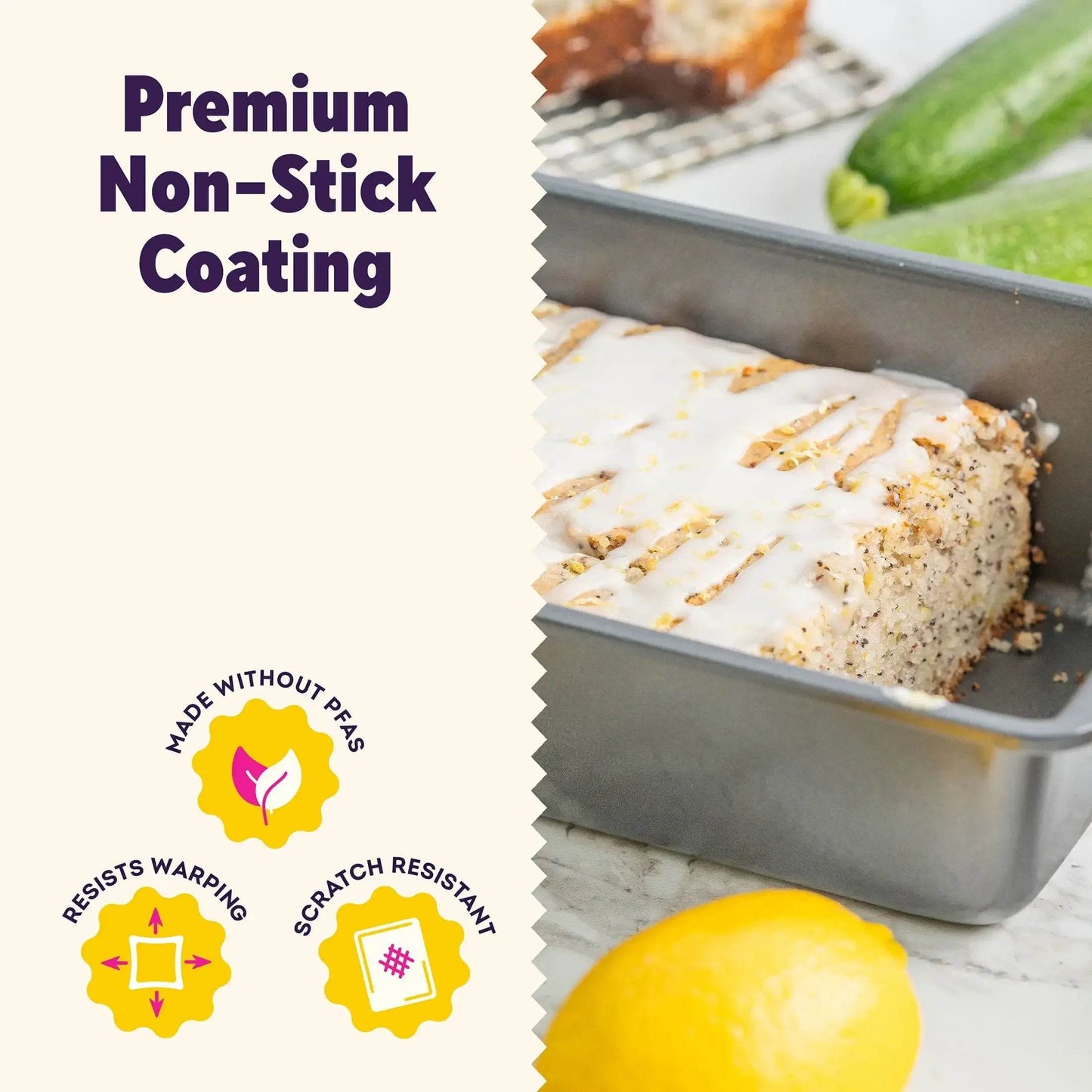 Bake It Better Steel Non-Stick Large Loaf Pan - Loft&Timber