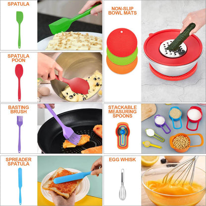 29 Piece Stainless Steel Mixing Bowl Set - Loft&Timber