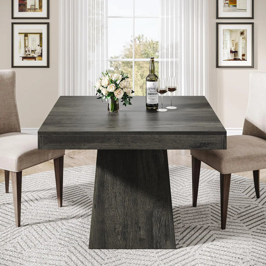 Tribesigns Square Dining Table for 4, 31.5" - Loft&Timber
