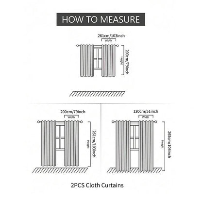 2pcs European luxury atmosphere shading thickened flannelette, no valance - Loft&Timber