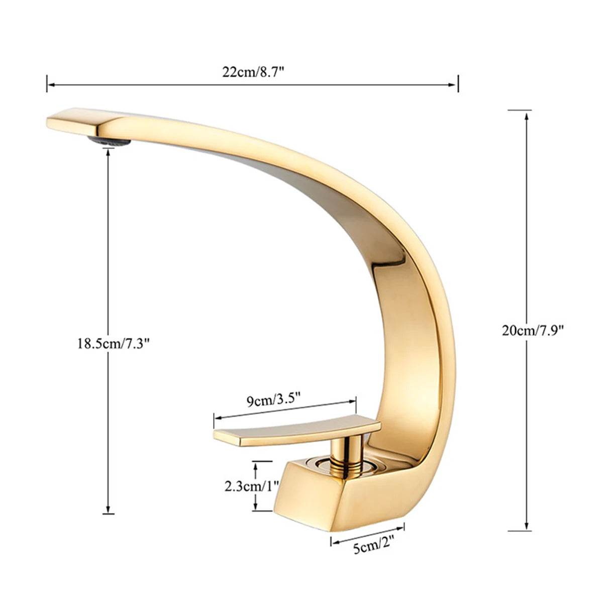 FMHJFISD Chrome Basin Faucet Stainless Steel - Loft&Timber