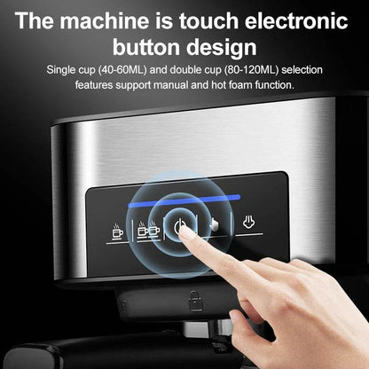 Semi-Automatic Espresso Machine 20Bar High Pressure Extractor 3-in-1 - Loft&Timber