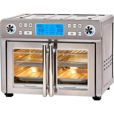 Lagasse Dual Zone 360 Air Fryer Oven Combo  French Door, 25 QT Extra Large
