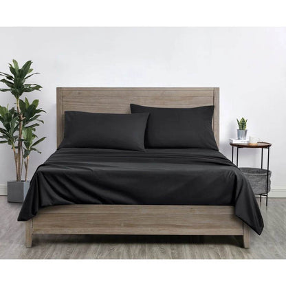 Cooling Antimicrobial Microfiber Queen Bed Sheet Set 4 Pieces - Loft&Timber