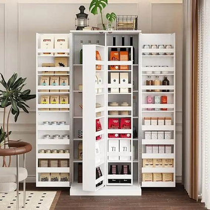 Kitchen Pantry Storage Cabinet with Doors and Shelves 19 - Loft&Timber