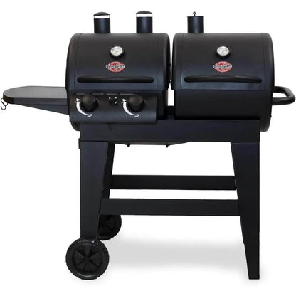 Two-Burner Propane Gas and Charcoal Combo Grill with 870 Sq. In. Cooking Area - Loft&Timber