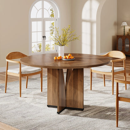 Tribesigns 39" Round Conference Table for 4 - Loft&Timber