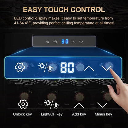 COOLER 24 Bottle Mini Fridge - Loft&Timber