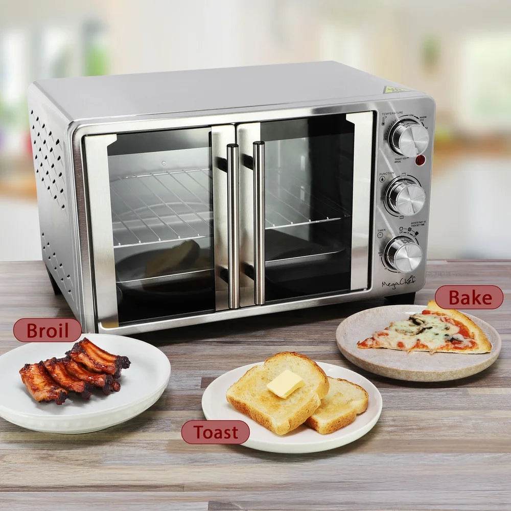 25 Quart Multi-Function Electric Toaster Oven Digital Timer - Loft&Timber