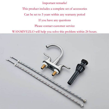 Wanmivezlo Integrated Basin Brass Sink Faucet - Loft&Timber