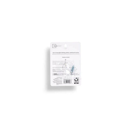 2 Pack Heavy Duty Double Hook Metal - Loft&Timber