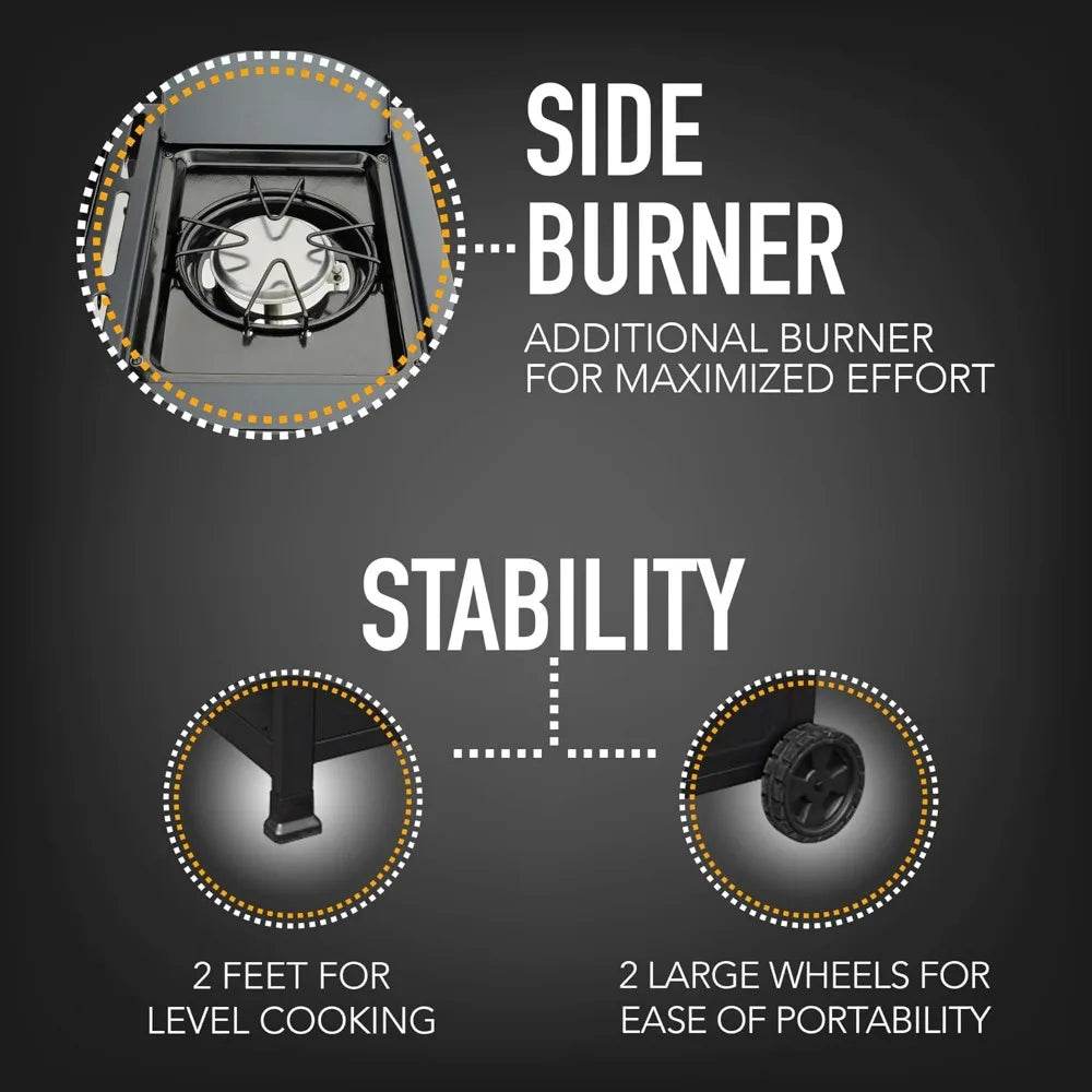 Kenmore 4-Burner Propane Gas Grill with Side Burner - Loft&Timber