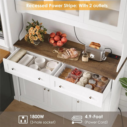 71.9" Tall Storage Pantry - Loft&Timber